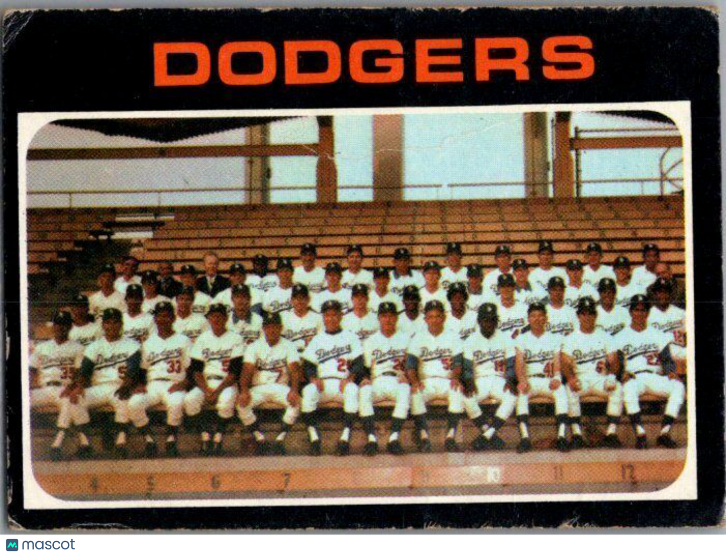 1971 Topps #402 Los Angeles Dodgers