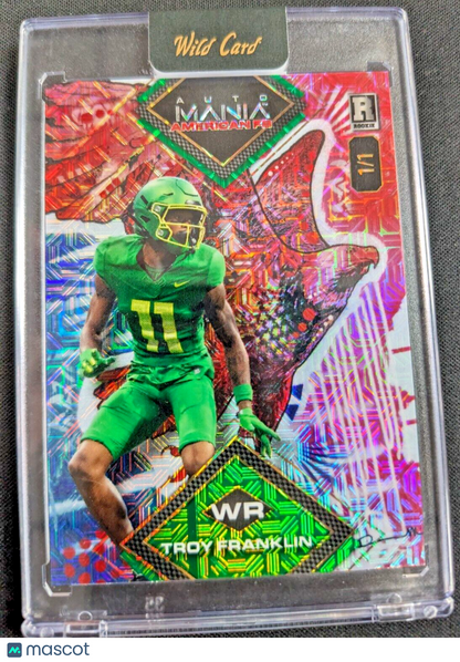 2024 Wild Card Automainia American FB Painted Eagle #AMAD-TF Red Mojo (RC) 1/1