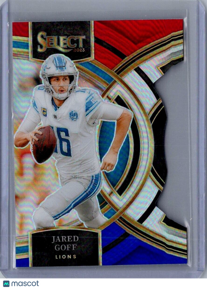 2023 Panini Select Red, White and Blue die cut Jared Goff #299