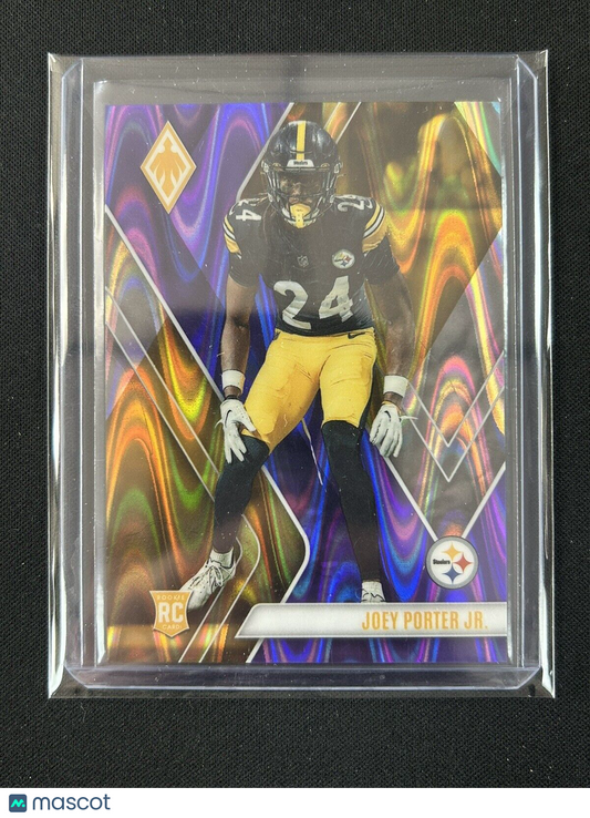 2023 Panini Phoenix Joey Porter Jr Red Seismic Rookie RC /199 Steelers