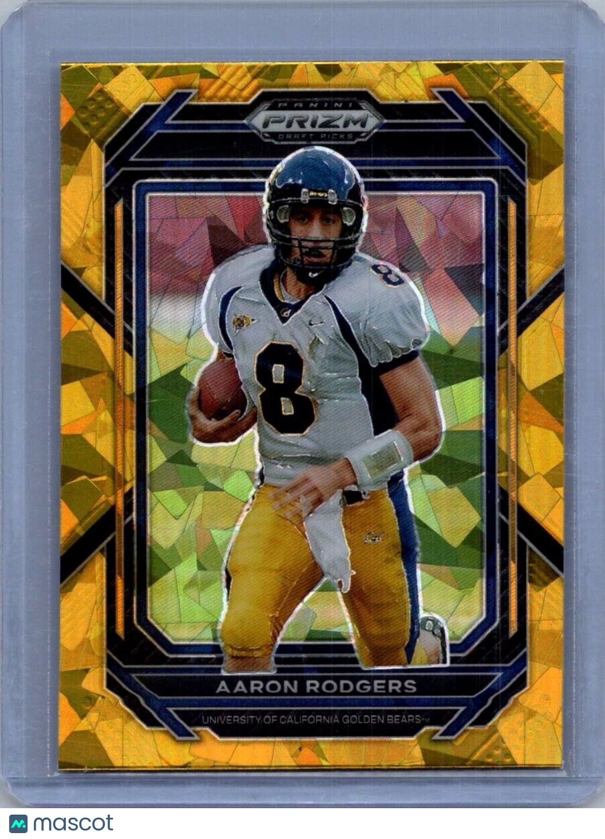 2023 Panini Prizm Draft Picks - Gold Ice Prizm #2 Aaron Rodgers