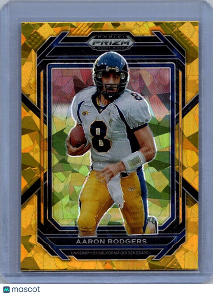 2023 Panini Prizm Draft Picks - Gold Ice Prizm #2 Aaron Rodgers