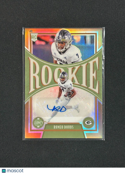 2022 Panini Legacy Auto Rookies #165 Romeo Doubs /100 (RC)