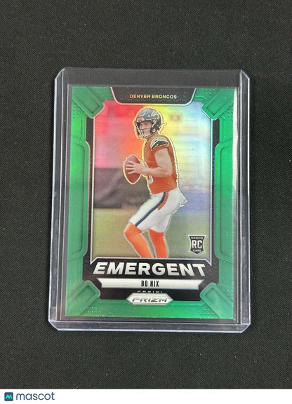 2024 Panini Prizm Green Emergent Bo Nix