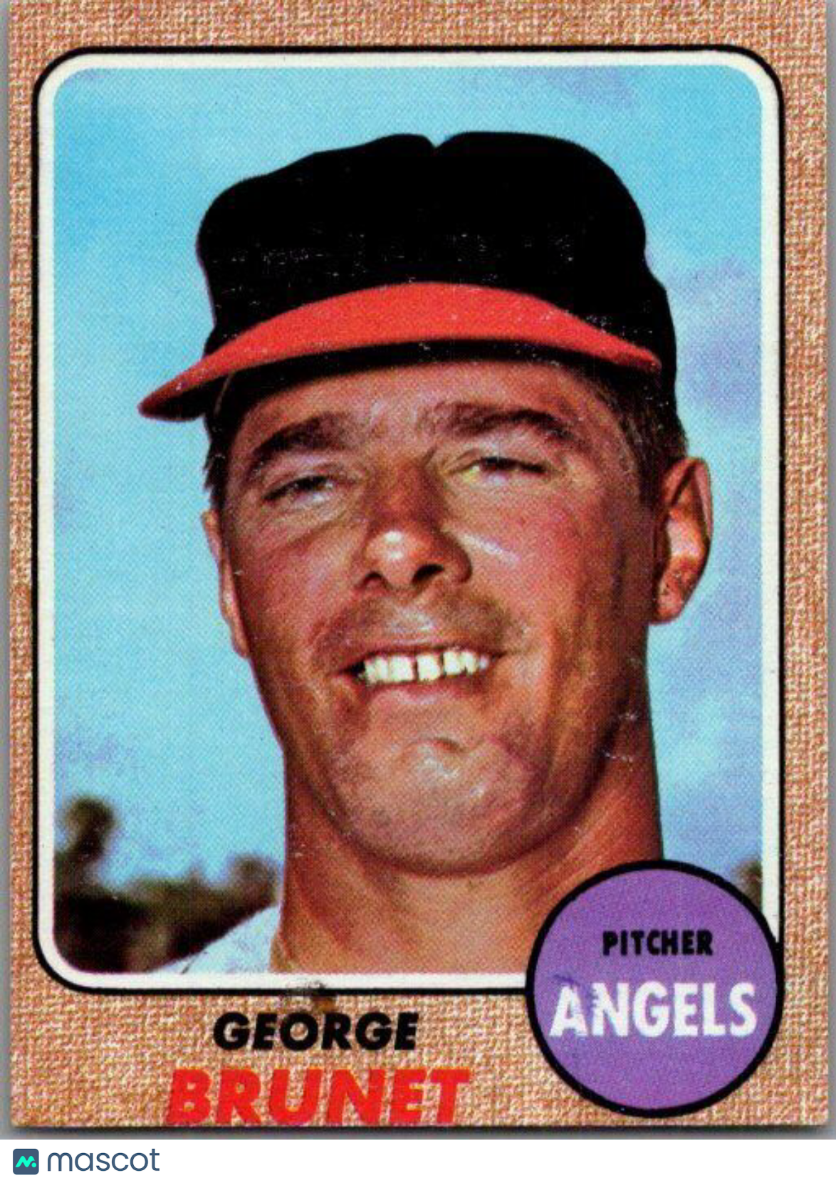 1968 Topps #347 George Brunet EX/NM