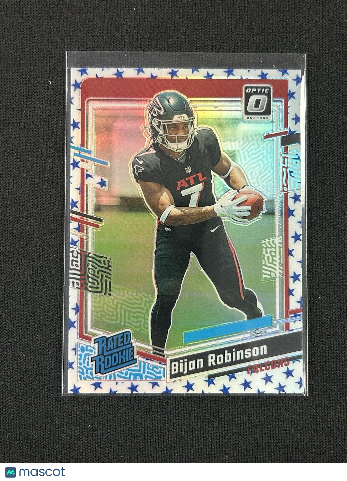 2023 Donruss Optic Rookie Stars Prizm #206 Bijan Robinson RC