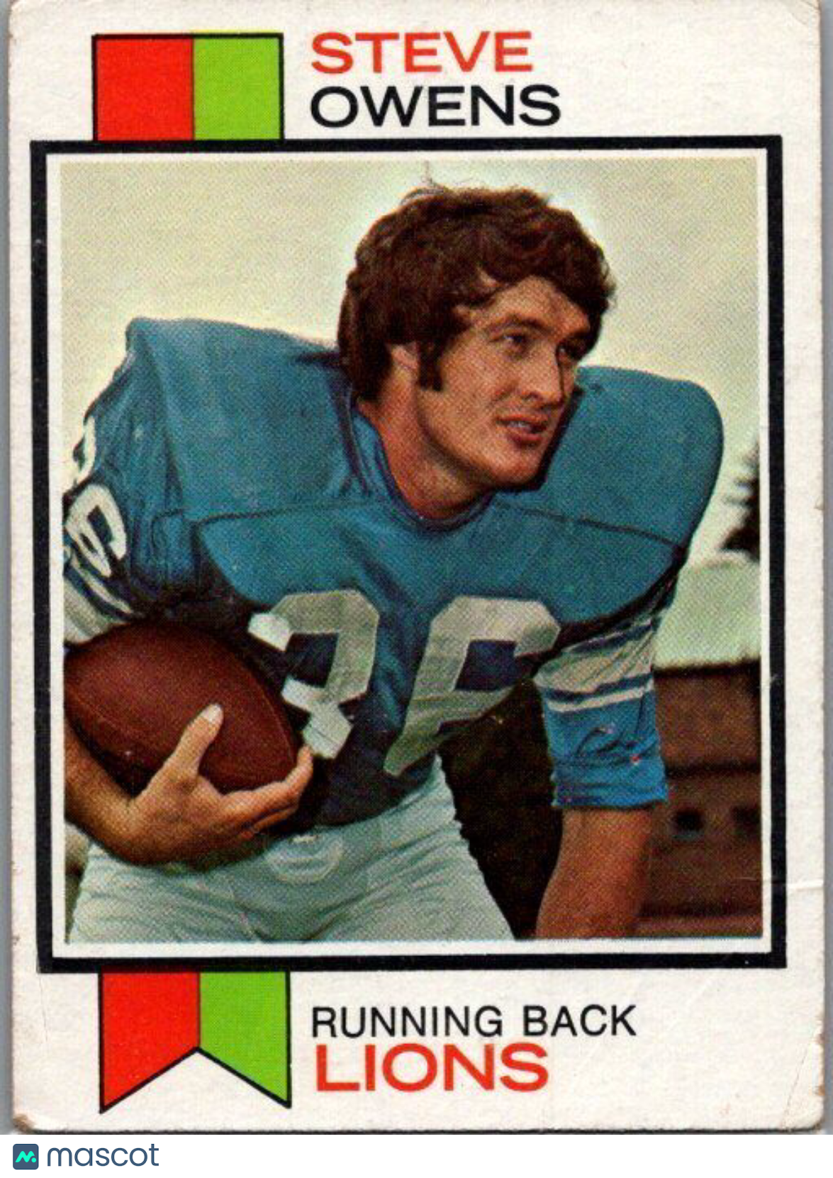 1973 Topps #495 Steve Owens