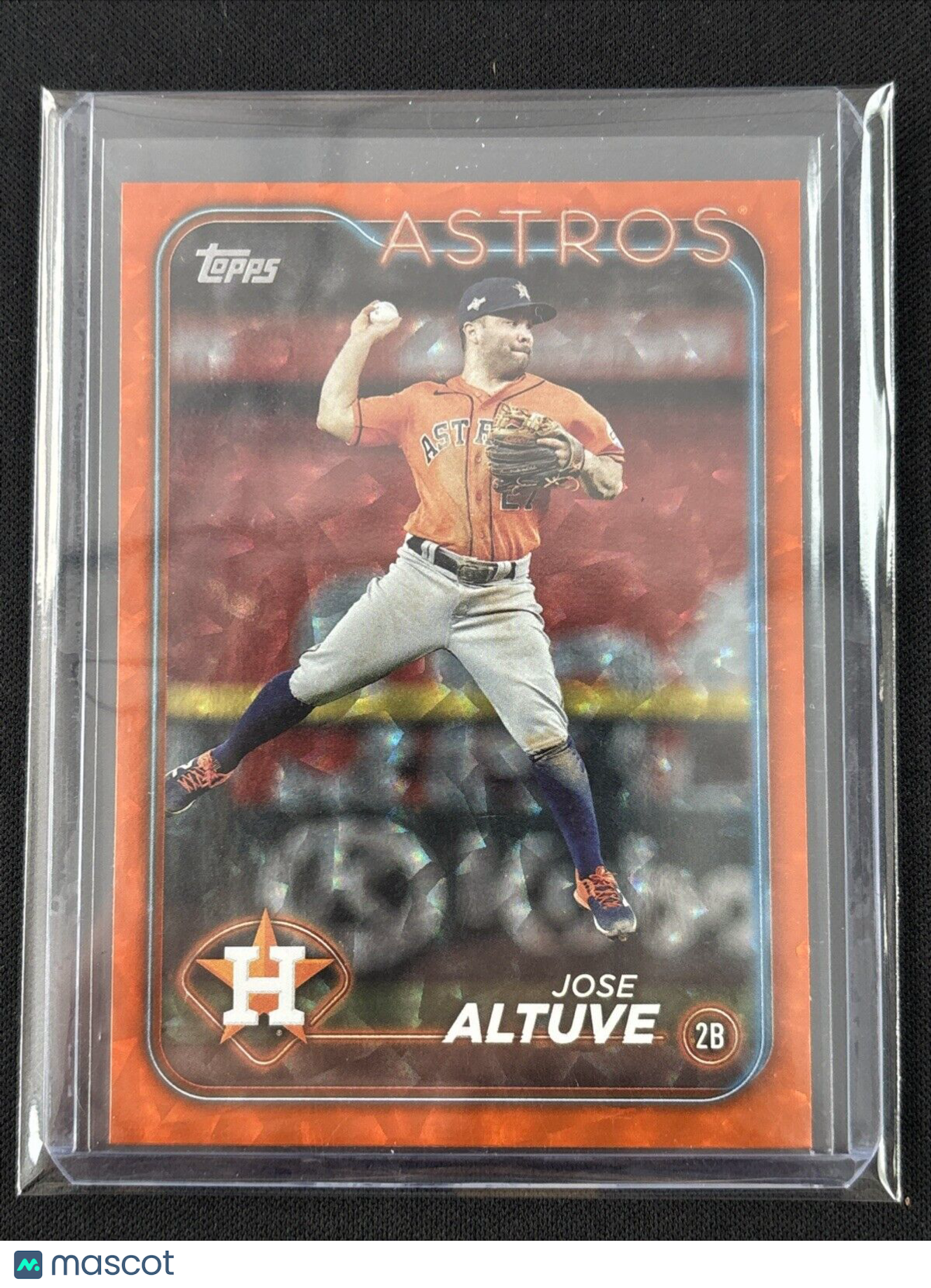 2024 Topps Series 2 #700 Jose Altuve Orange Foil /299 Houston Astros