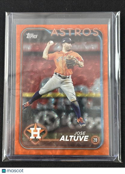 2024 Topps Series 2 #700 Jose Altuve Orange Foil /299 Houston Astros