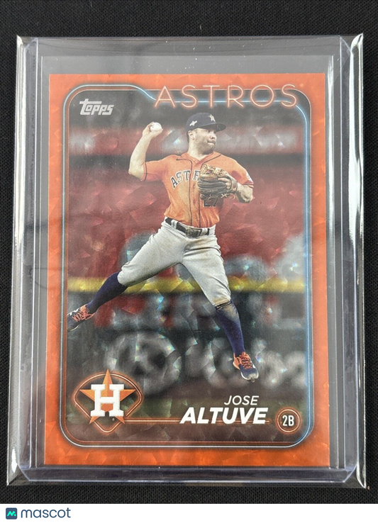 2024 Topps Series 2 #700 Jose Altuve Orange Foil /299 Houston Astros