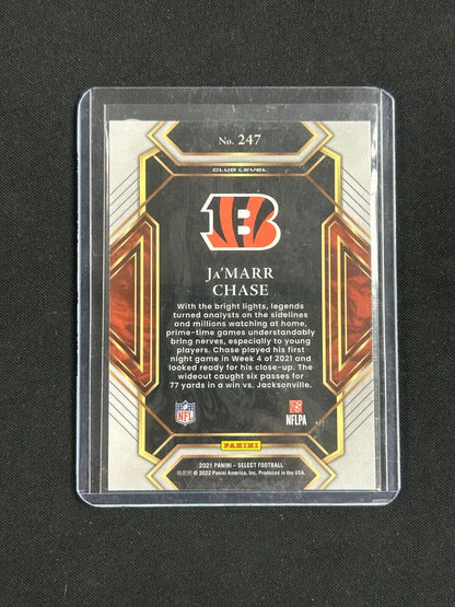 2021 Panini Select - Club Level #247 Ja'Marr Chase (RC)