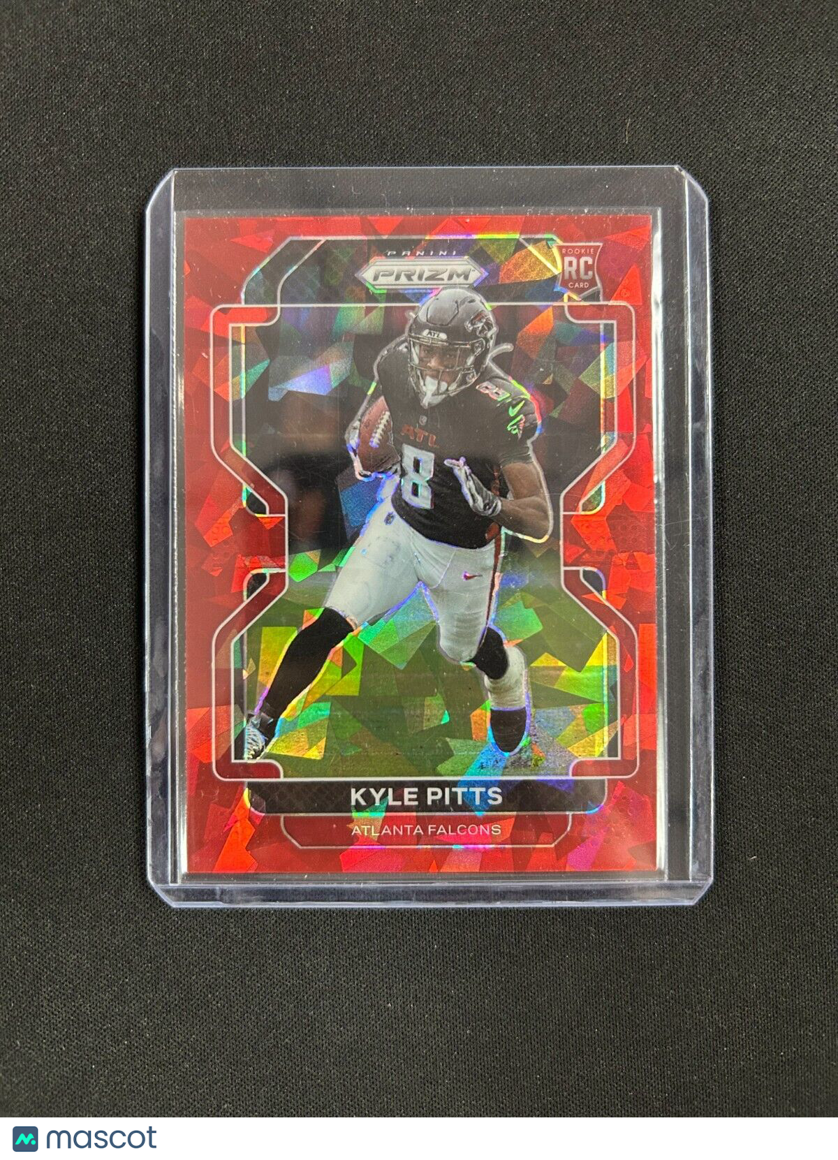 2021 Panini Prizm Red Cracked Ice #341 Kyle Pitts