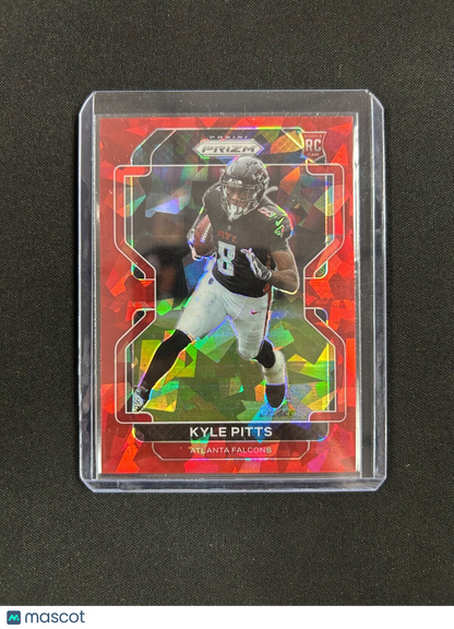 2021 Panini Prizm Red Cracked Ice #341 Kyle Pitts