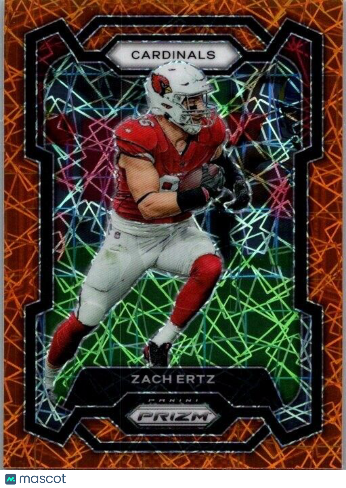 2023 Panini Prizm - Orange Lazer Prizm #6 Zach Ertz