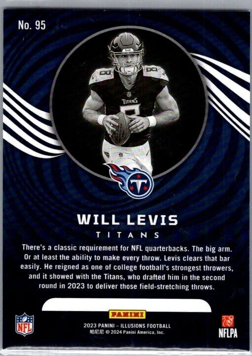 2023 Panini Illusions - #95 Will Levis (RC)