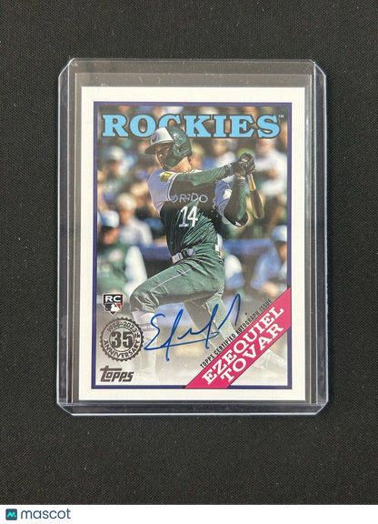 2023 Topps Update Series - 1988 Topps Baseball Autographs #88BAU-ET Ezequiel...