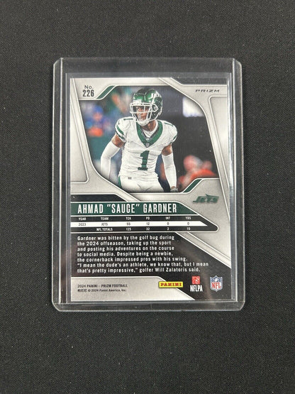 2024 Panini Prizm Green #226 Ahmad "Sauce" Gardner