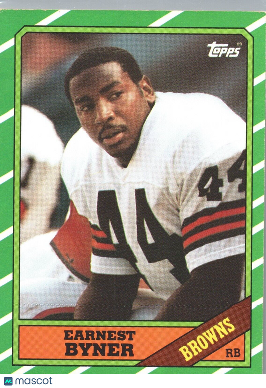 1986 Topps - #189 Earnest Byner (RC)