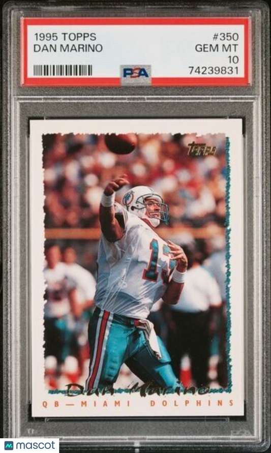 DAN MARINO Dolphins HOF 1995 Topps J #350 PSA 10