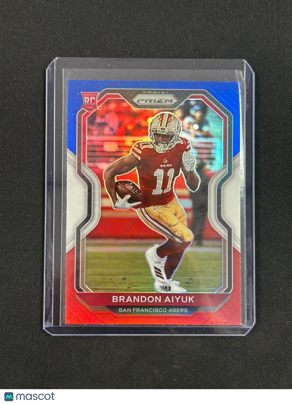 2020 Panini Prizm Red White and Blue Rookie #301 Brandon Aiyuk (RC)