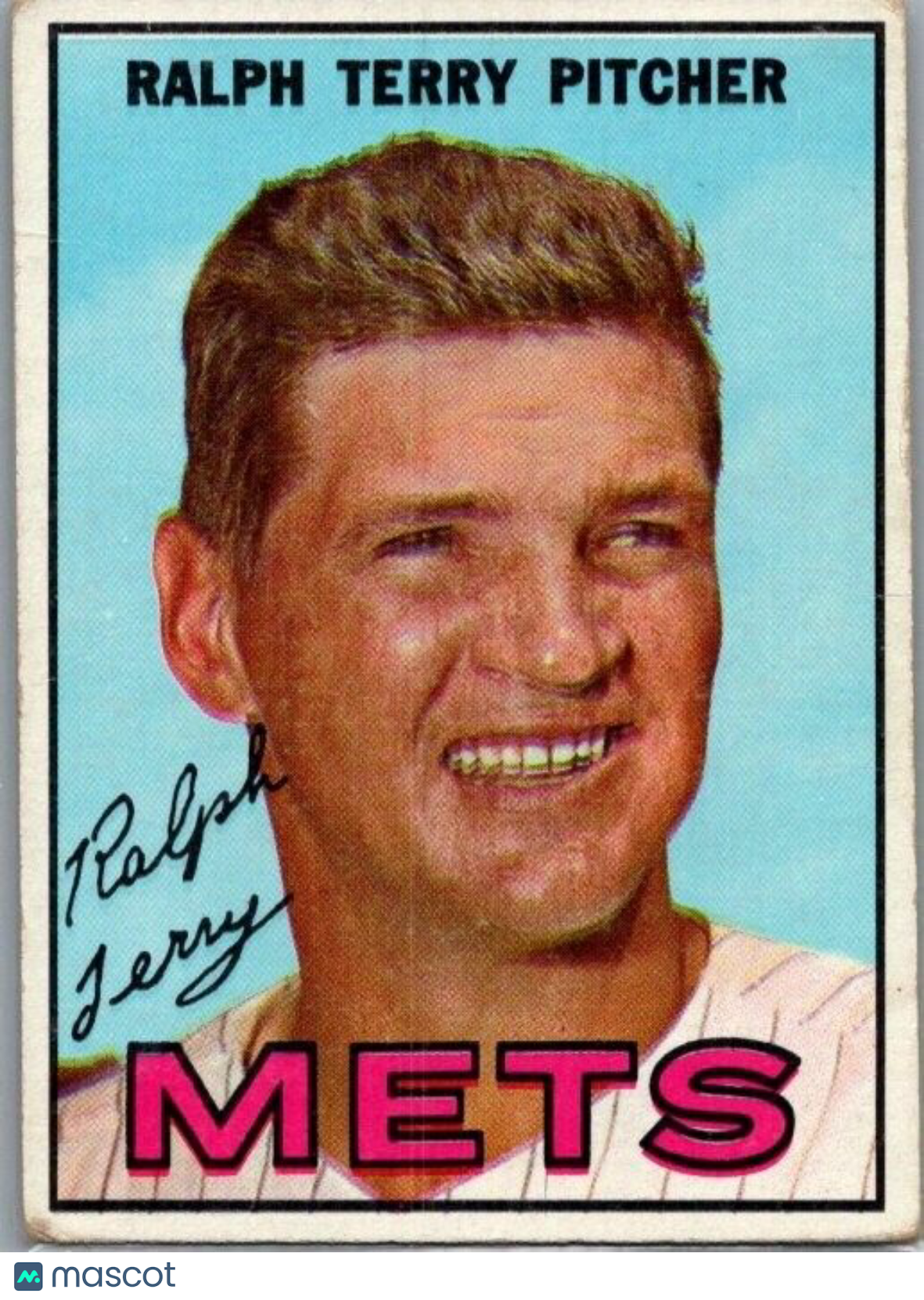 1967 Topps - #59 Ralph Terry