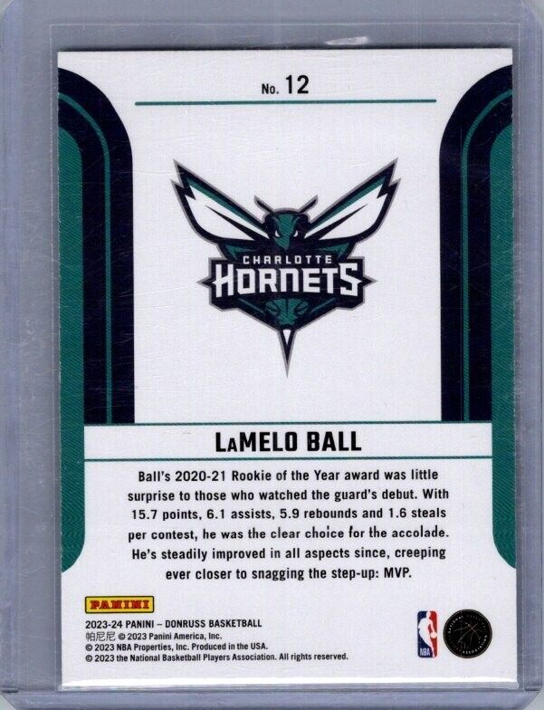 2023-24 Panini Donruss - Franchise Features #12 LaMelo Ball