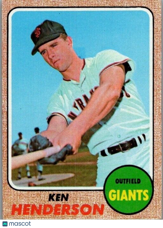 1968 Topps - #309 Ken Henderson