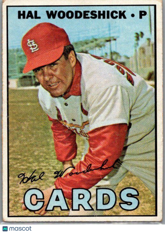 1967 Topps #324 Hal Woodeshick