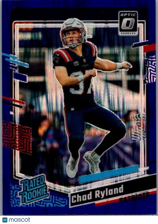 2023 Panini Donruss Optic - Rated Rookie #273 Chad Ryland (RC) Purple Shock