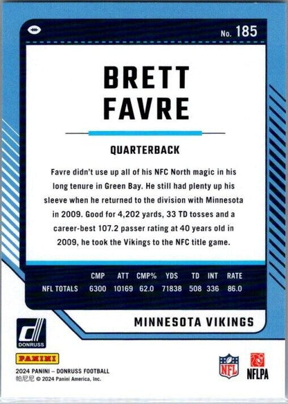 2024 Panini Donruss - #185 Brett Favre