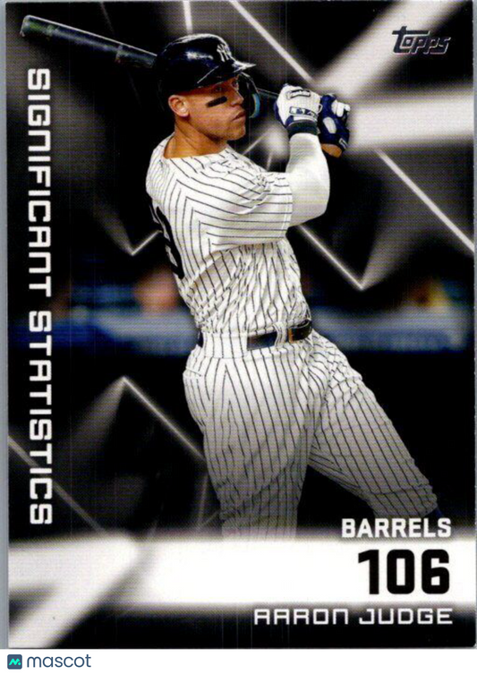 2023 Topps #SS-9 Aaron Judge Significant Statistics