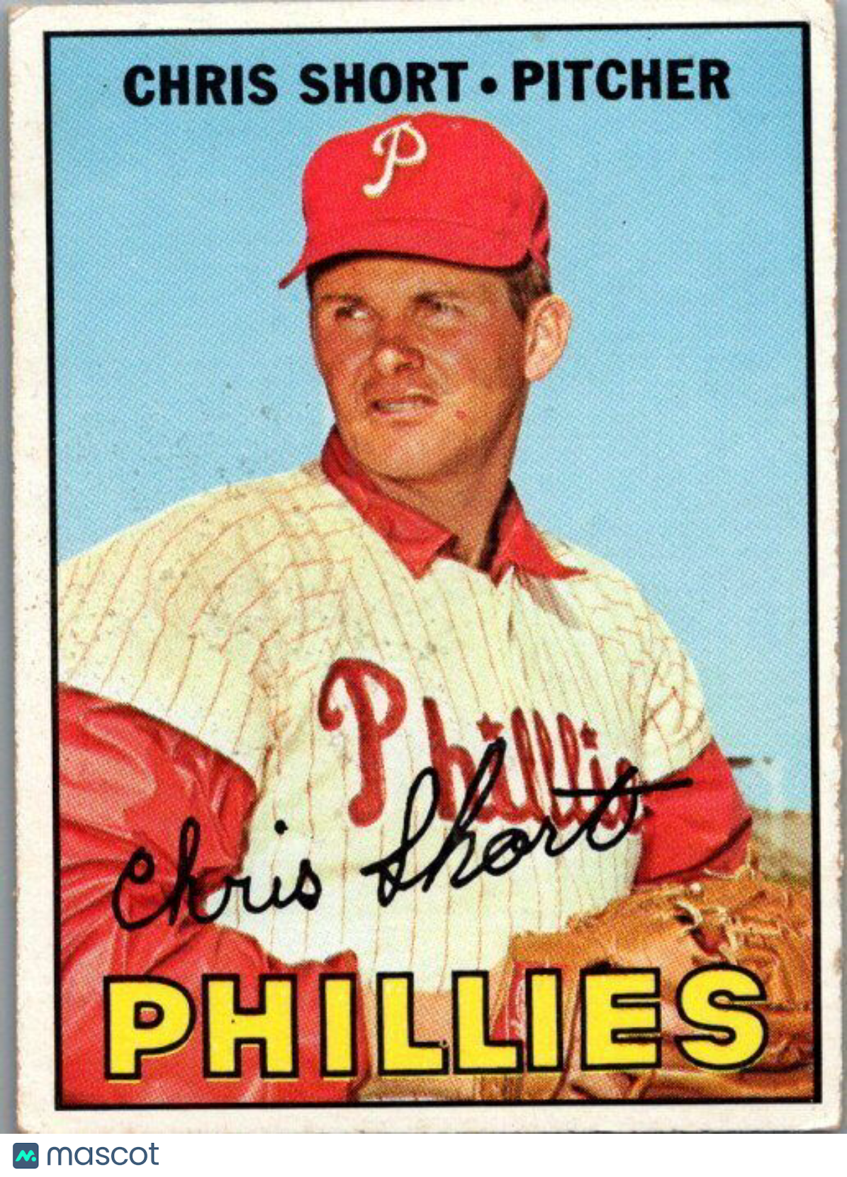 1967 Topps #395 Chris Short