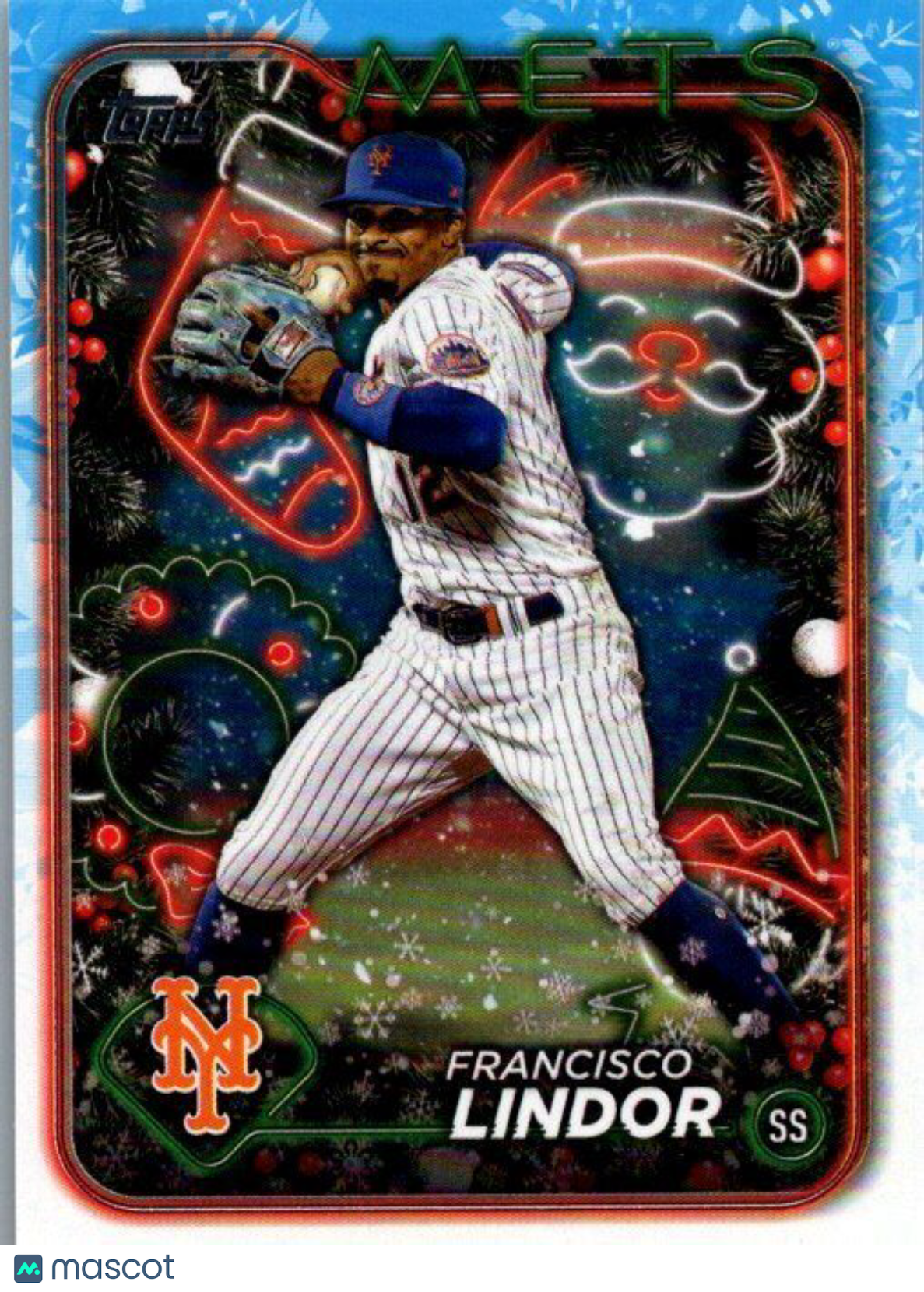 2024 Topps Holiday #H36 Francisco Lindor