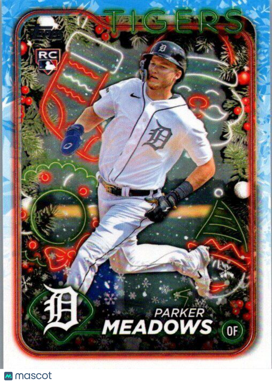 2024 Topps Holiday #H149 Parker Meadows