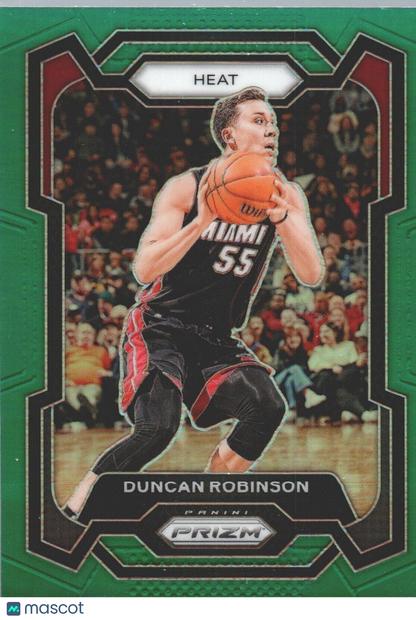 2023-24 Panini Prizm - Green #208 Duncan Robinson