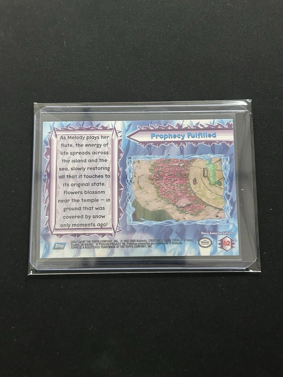 Pokemon Card Prophecy Fulfilled #62 Pokemon The Movie 2000 TOPPS LP FOIL