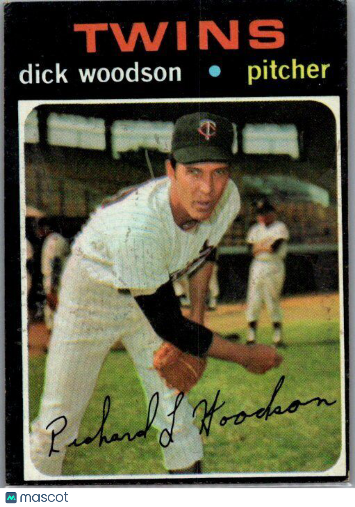 1971 Topps #586 Dick Woodson