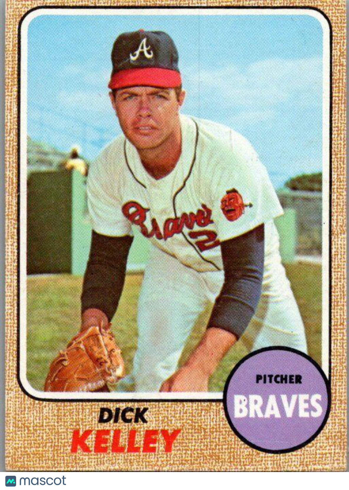 1968 Topps #203 Dick Kelley