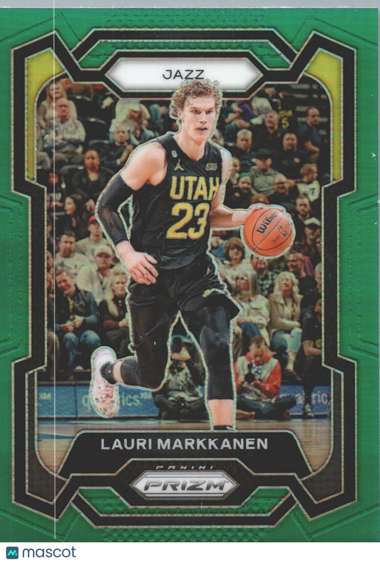 2023-24 Panini Prizm - Green Prizm #93 Lauri Markkanen