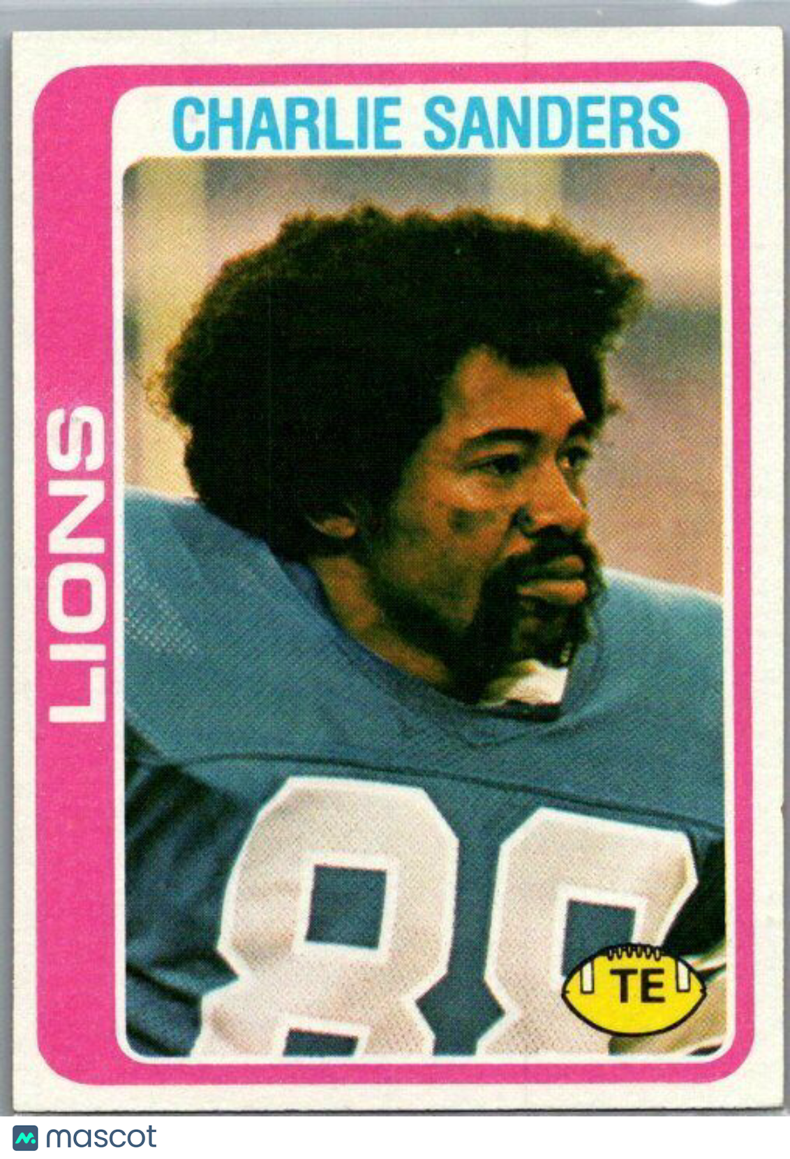 1978 Topps #344 Charlie Sanders