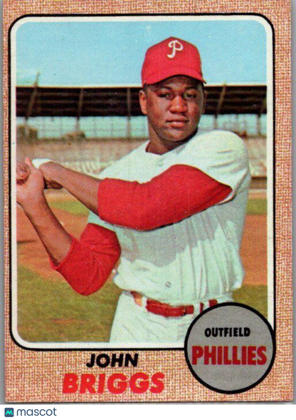 1968 Topps #284 John Briggs EX/NM