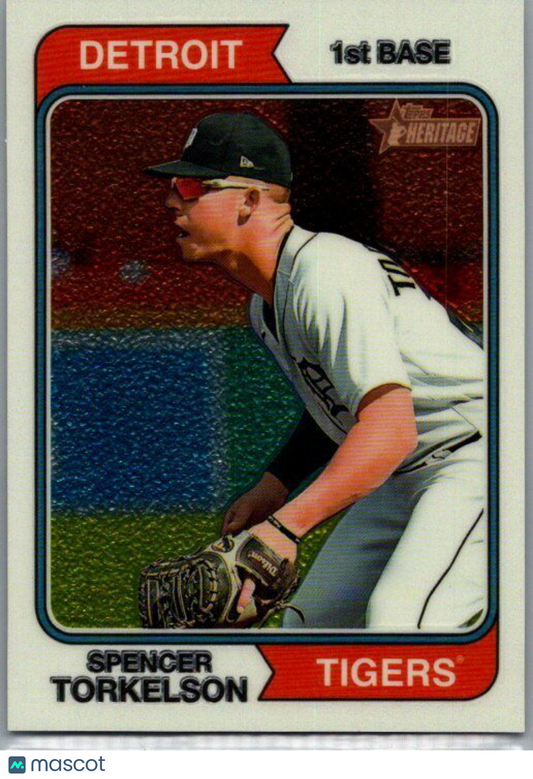 2023 Topps Heritage #215 Spencer Torkelson Chrome #/999