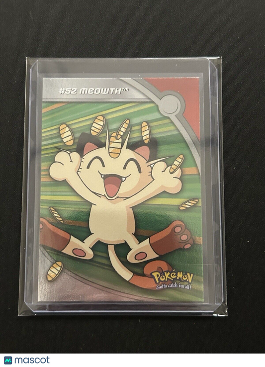 Meowth #52 -HV9- Silver Foil - Pokemon Topps Series 3