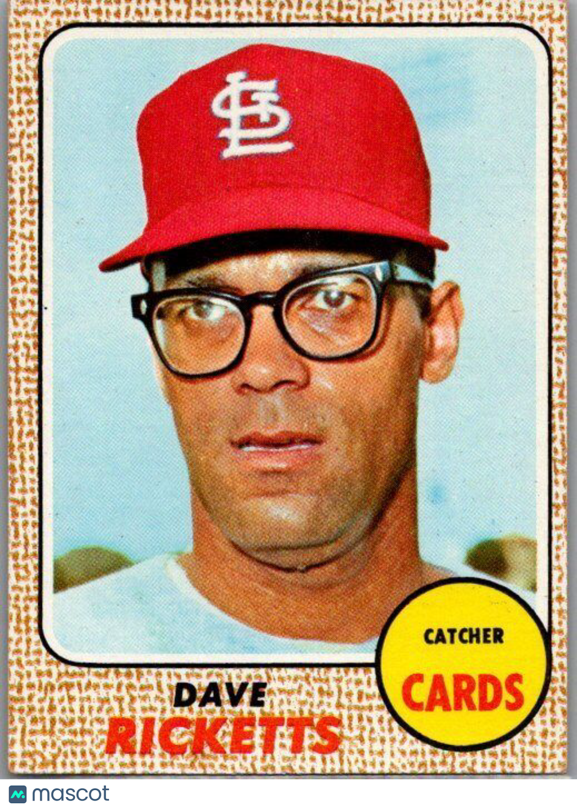 1968 Topps #46 Dave Ricketts VG-EX