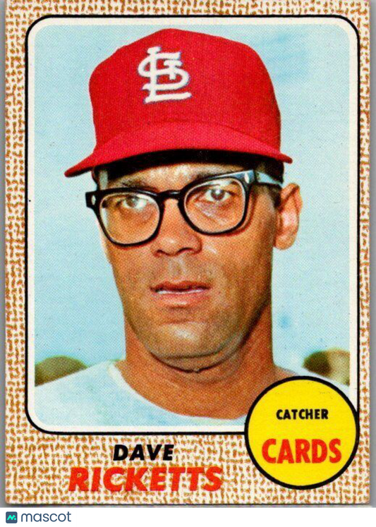 1968 Topps #46 Dave Ricketts VG-EX