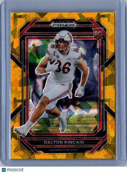 2023 Panini Prizm Draft Picks Gold Ice - #157 Dalton Kincaid (RC)