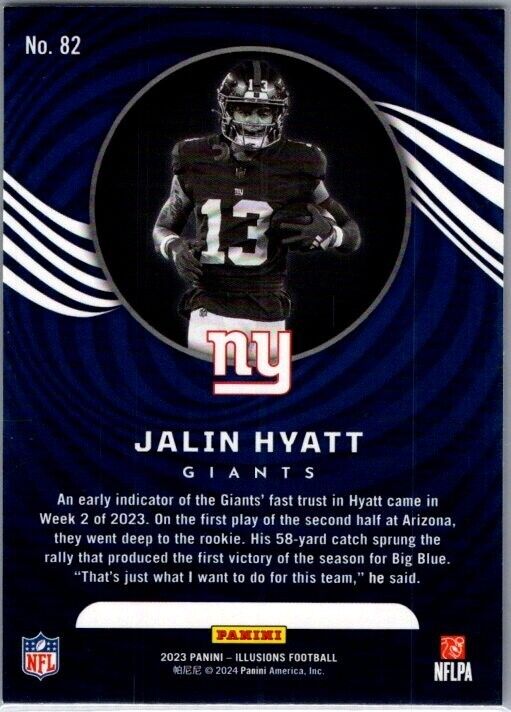 2023 Panini Illusions - #82 Jalin Hyatt (RC)