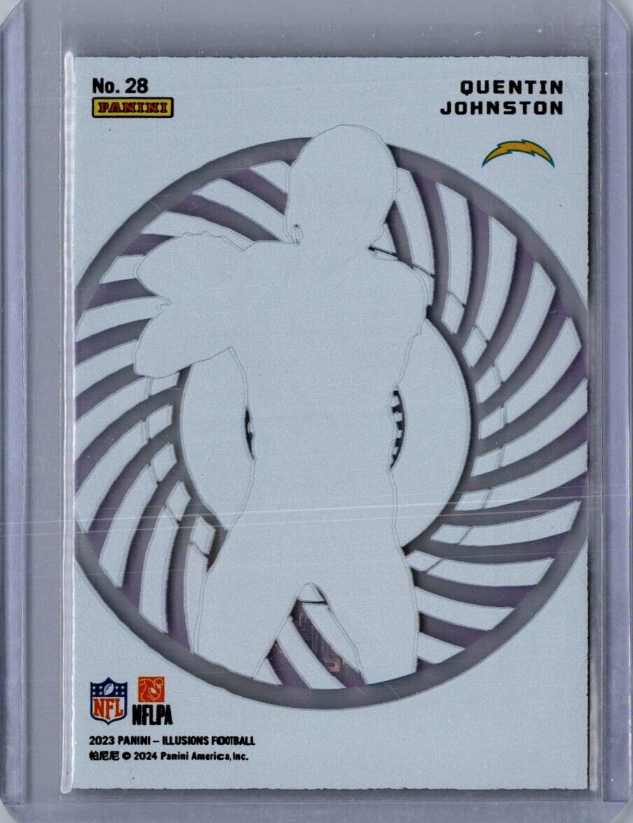 2023 Panini Illusions - Mystique #28 Quentin Johnston (RC)