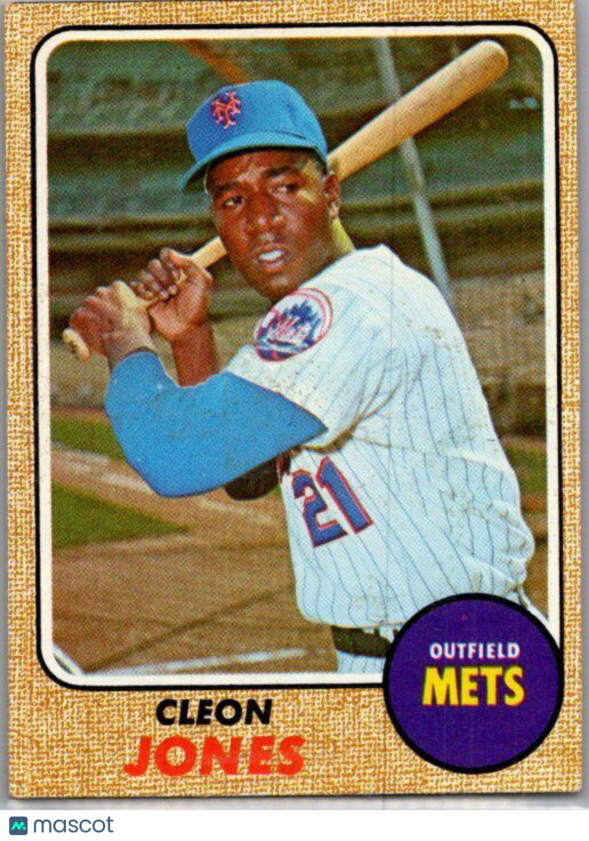 1968 Topps #254 Cleon Jones EX/NM