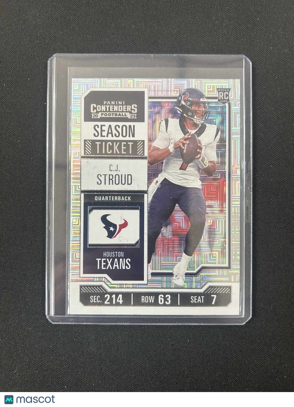 2023 Contenders  CJ Stroud Season Ticket FOTL Hobby Mojo Rookie RC